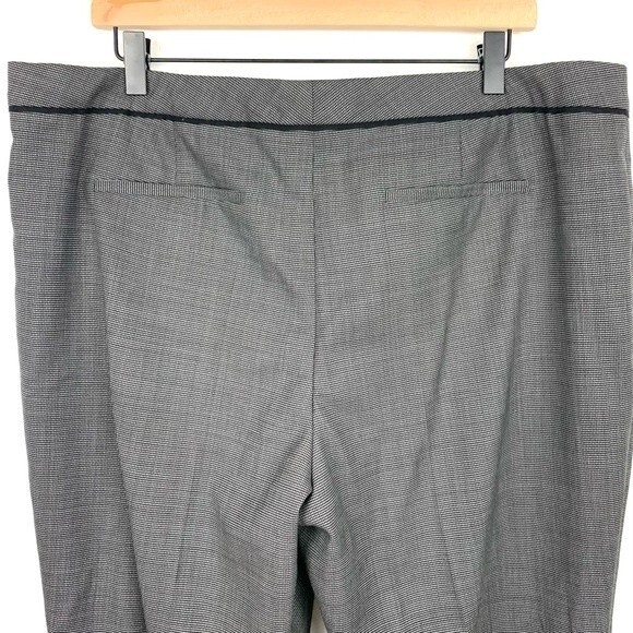 Hugo Boss Tulea Gray Trousers Plus Size 14 NEW Office Career Pants Straight Leg - Picture 9 of 11